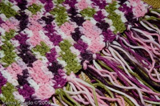 Cachecol em Crochet 4