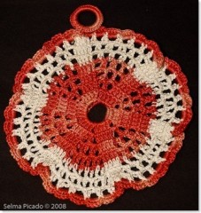 Pegador em Crochet 1