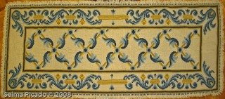 Tapete em Ponto Cruz e Meio Ponto